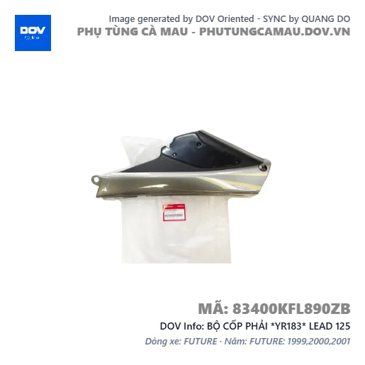 BỘ CỐP PHẢI *YR183* LEAD 125 — 83400KFL890ZB