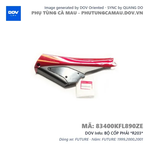 BỘ CỐP PHẢI *R203*  — 83400KFL890ZE