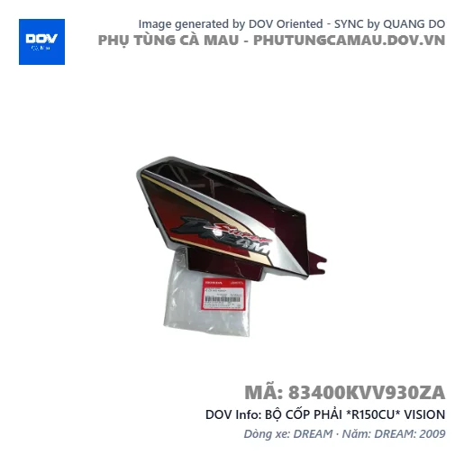 BỘ CỐP PHẢI *R150CU* VISION — 83400KVV930ZA