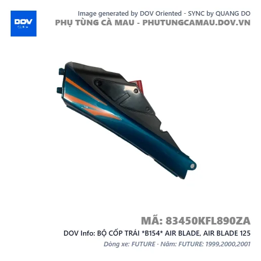 BỘ CỐP TRÁI *B154* AIR BLADE, AIR BLADE 125 — 83450KFL890ZA