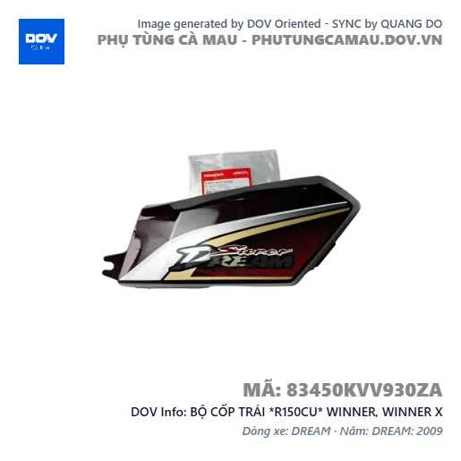 BỘ CỐP TRÁI *R150CU* WINNER, WINNER X — 83450KVV930ZA