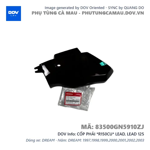 CỐP PHẢI *R150CU* LEAD, LEAD 125 — 83500GN5910ZJ