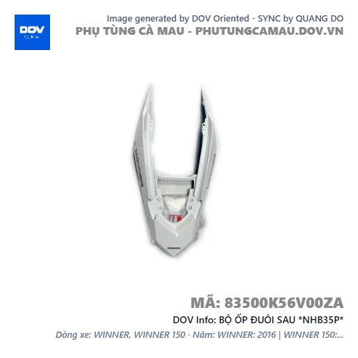 BỘ ỐP ĐUÔI SAU *NHB35P*  — 83500K56V00ZA
