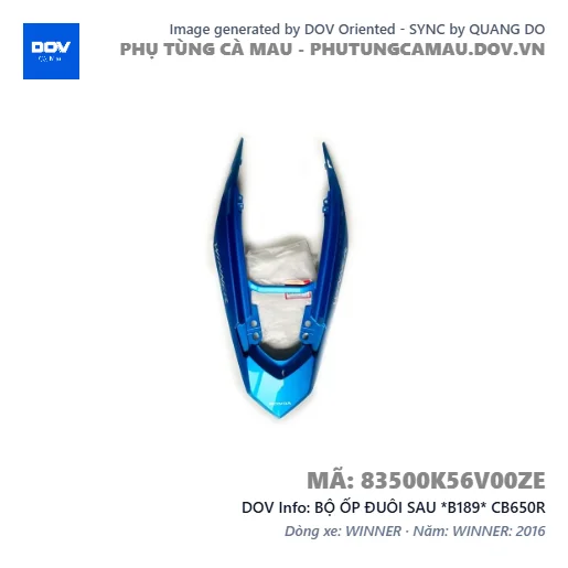 BỘ ỐP ĐUÔI SAU *B189* CB650R — 83500K56V00ZE