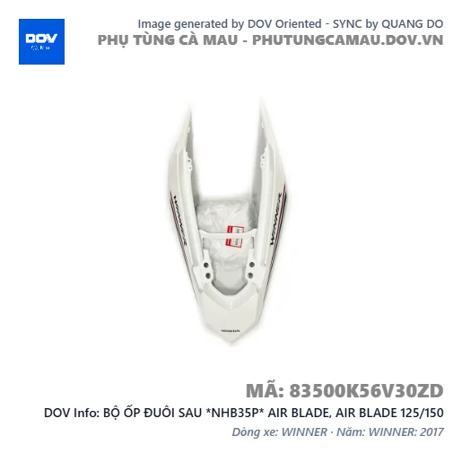 BỘ ỐP ĐUÔI SAU *NHB35P* AIR BLADE, AIR BLADE 125/150 — 83500K56V30ZD