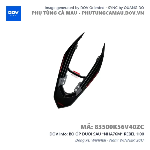 BỘ ỐP ĐUÔI SAU *NHA76M* REBEL 1100 — 83500K56V40ZC