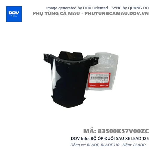 BỘ ỐP ĐUÔI SAU XE LEAD 125 — 83500K57V00ZC