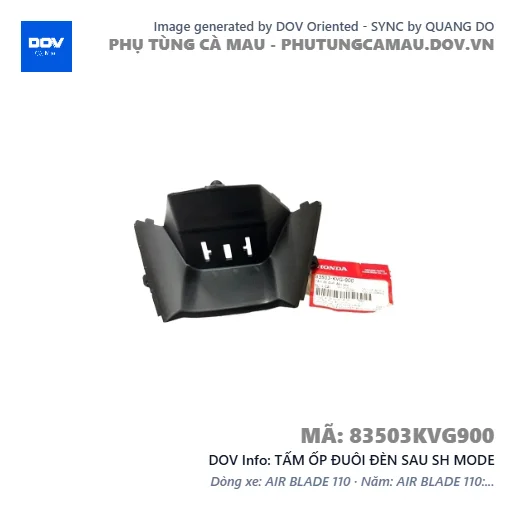 TẤM ỐP ĐUÔI ĐÈN SAU SH MODE — 83503KVG900