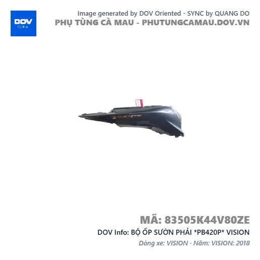 BỘ ỐP SƯỜN PHẢI *PB420P* VISION — 83505K44V80ZE