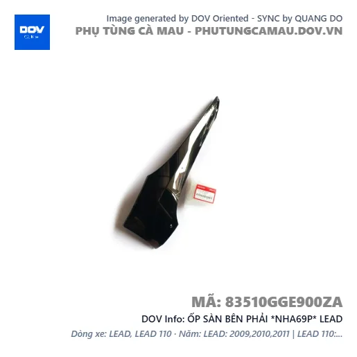 ỐP SÀN BÊN PHẢI *NHA69P* LEAD — 83510GGE900ZA