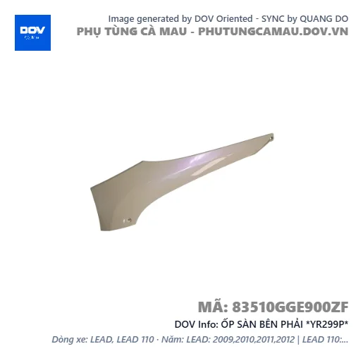 ỐP SÀN BÊN PHẢI *YR299P*  — 83510GGE900ZF