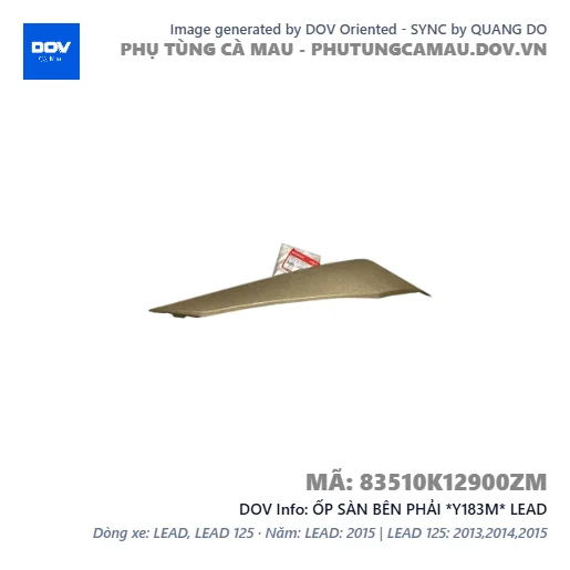 ỐP SÀN BÊN PHẢI *Y183M* LEAD — 83510K12900ZM