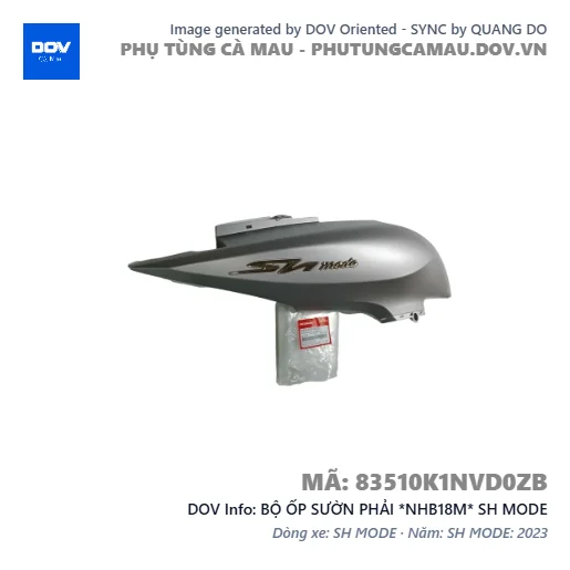 BỘ ỐP SƯỜN PHẢI *NHB18M* SH MODE — 83510K1NVD0ZB