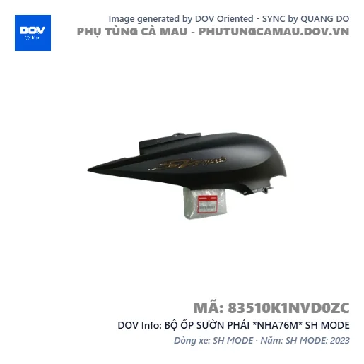 BỘ ỐP SƯỜN PHẢI *NHA76M* SH MODE — 83510K1NVD0ZC