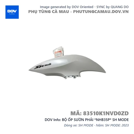 BỘ ỐP SƯỜN PHẢI *NHB35P* SH MODE — 83510K1NVD0ZD