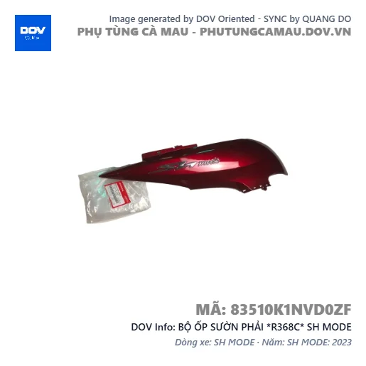 BỘ ỐP SƯỜN PHẢI *R368C* SH MODE — 83510K1NVD0ZF