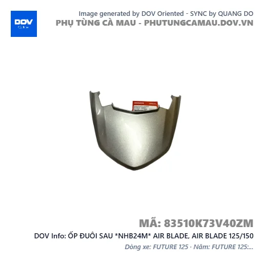 ỐP ĐUÔI SAU *NHB24M* AIR BLADE, AIR BLADE 125/150 — 83510K73V40ZM