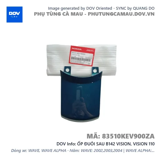 ỐP ĐUÔI SAU B142 VISION, VISION 110 — 83510KEV900ZA