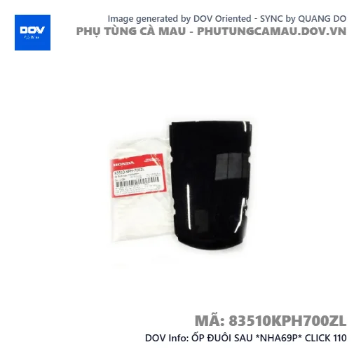ỐP ĐUÔI SAU *NHA69P* CLICK 110 — 83510KPH700ZL