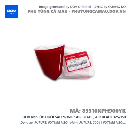 ỐP ĐUÔI SAU *R161P* AIR BLADE, AIR BLADE 125/150 — 83510KPH900YK