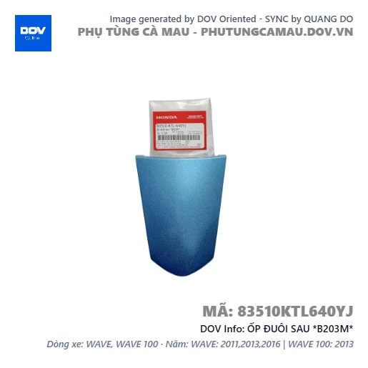 ỐP ĐUÔI SAU *B203M*  — 83510KTL640YJ