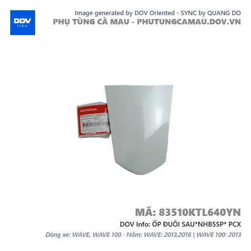 ỐP ĐUÔI SAU*NHB55P* PCX — 83510KTL640YN