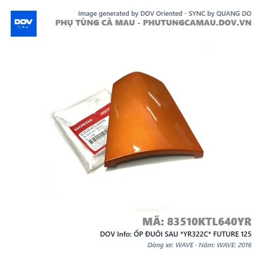ỐP ĐUÔI SAU *YR322C* FUTURE 125 — 83510KTL640YR