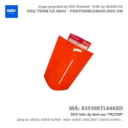 ốp đuôi sau *YR272M*  — 83510KTL640ZD