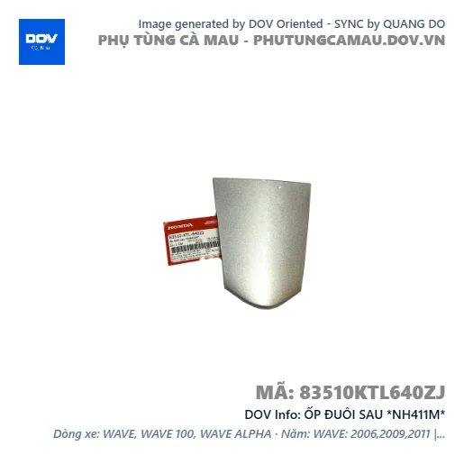 ỐP ĐUÔI SAU *NH411M*  — 83510KTL640ZJ