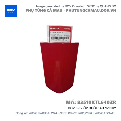 ỐP ĐUÔI SAU *R161P*  — 83510KTL640ZR