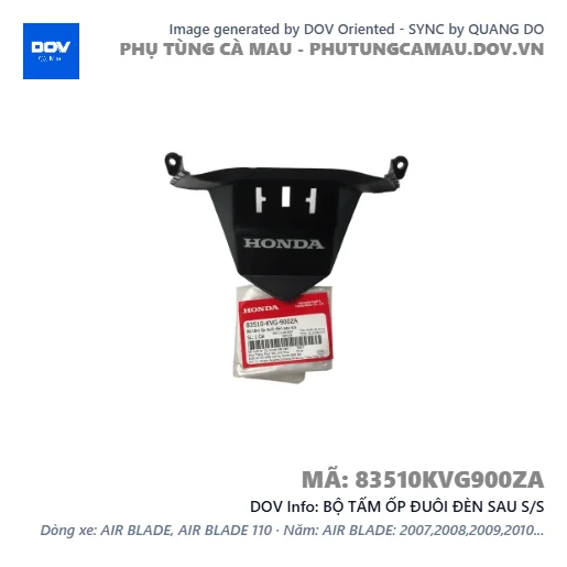 BỘ TẤM ỐP ĐUÔI ĐÈN SAU S/S  — 83510KVG900ZA