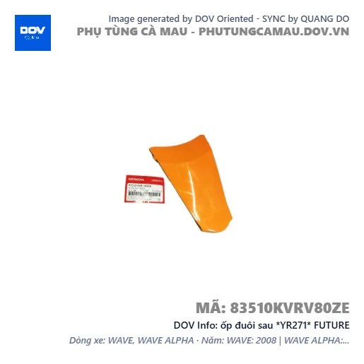 ốp đuôi sau *YR271* FUTURE — 83510KVRV80ZE