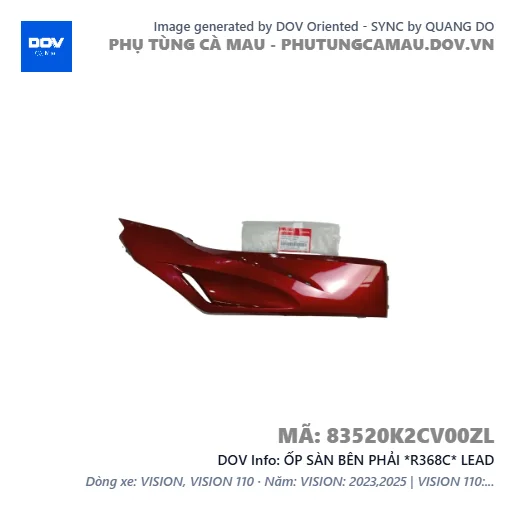 ỐP SÀN BÊN PHẢI *R368C* LEAD — 83520K2CV00ZL
