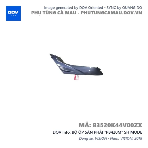 BỘ ỐP SÀN PHẢI *PB420M* SH MODE — 83520K44V00ZX