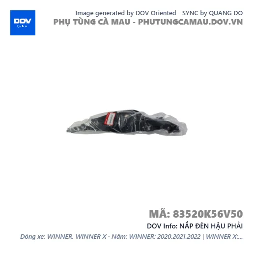 NẮP ĐÈN HẬU PHẢI  — 83520K56V50