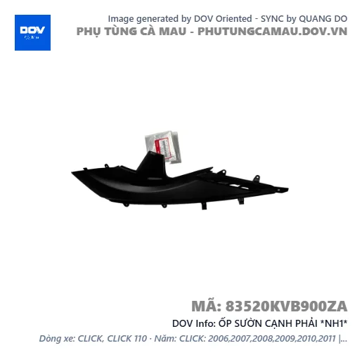 ỐP SƯỜN CẠNH PHẢI *NH1* — 83520KVB900ZA