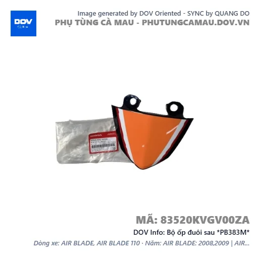 Bộ ốp đuôi sau *PB383M*  — 83520KVGV00ZA