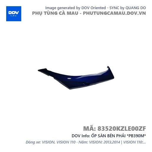 ỐP SÀN BÊN PHẢI *PB390M* — 83520KZLE00ZF