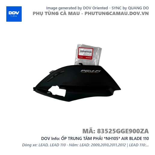 ỐP TRUNG TÂM PHẢI *NH105* AIR BLADE 110 — 83525GGE900ZA