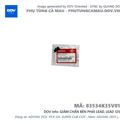 GIẢM CHẤN BÊN PHẢI LEAD, LEAD 125 — 83534K35V01