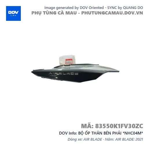 BỘ ỐP THÂN BÊN PHẢI *NHC04M*  — 83550K1FV30ZC
