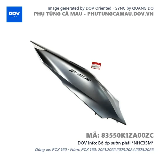 Bộ ốp sườn phải *NHC35M*  — 83550K1ZA00ZC