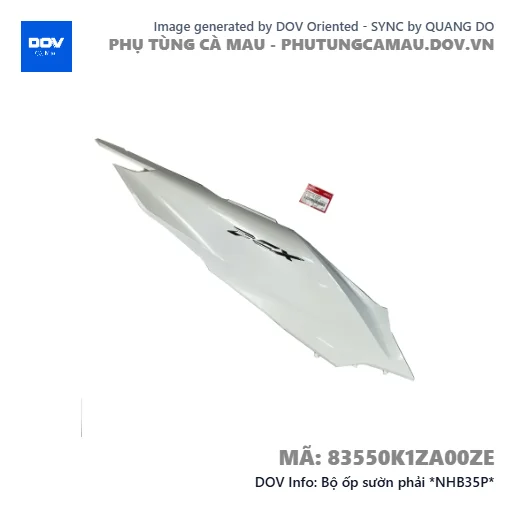 Bộ ốp sườn phải *NHB35P*  — 83550K1ZA00ZE