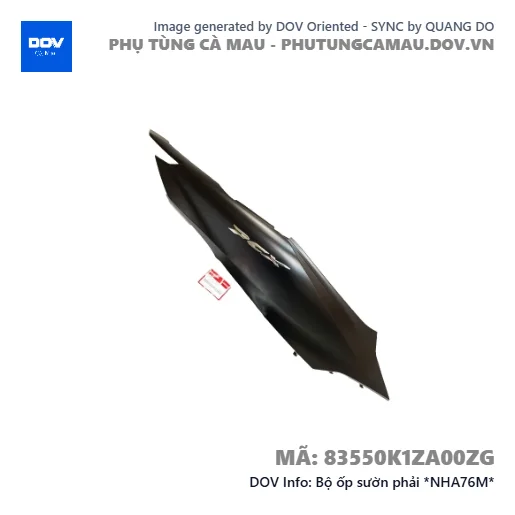 Bộ ốp sườn phải *NHA76M*  — 83550K1ZA00ZG