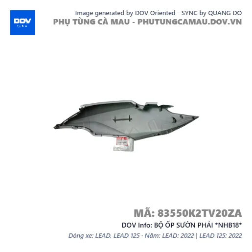 BỘ ỐP SƯỜN PHẢI *NHB18*  — 83550K2TV20ZA