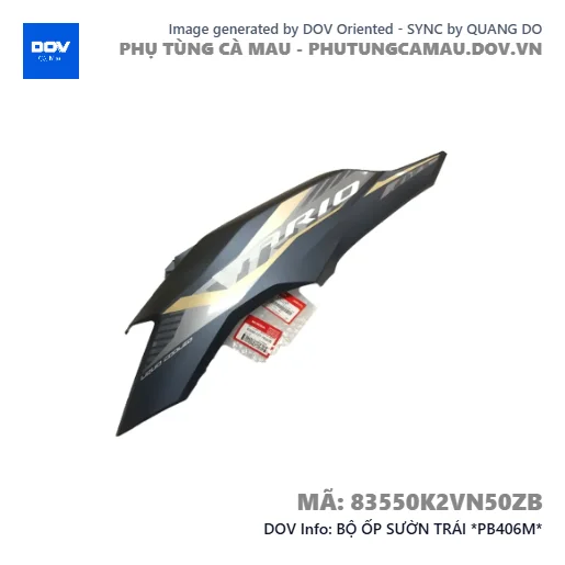 BỘ ỐP SƯỜN TRÁI *PB406M*  — 83550K2VN50ZB