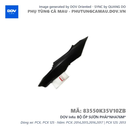 BỘ ỐP SƯỜN PHẢI*NHA76M*  — 83550K35V10ZB