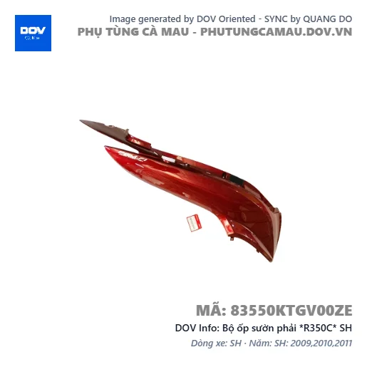 Bộ ốp sườn phải *R350C* SH — 83550KTGV00ZE