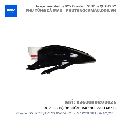 BỘ ỐP SƯỜN TRÁI *NHB25* LEAD 125 — 83600K0RV00ZE