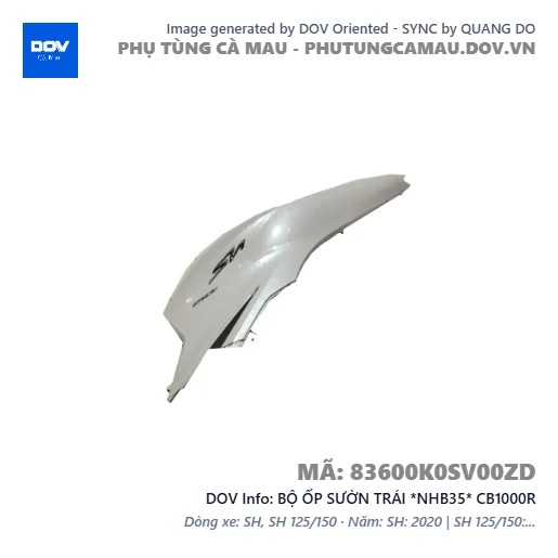 BỘ ỐP SƯỜN TRÁI *NHB35* CB1000R — 83600K0SV00ZD